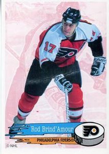 #114 Rod Brind'Amour - Philadelphia Flyers - 1995-96 Panini Hockey Stickers
