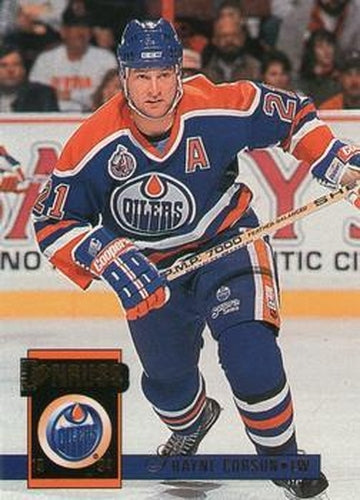 #114 Shayne Corson - Edmonton Oilers - 1993-94 Donruss Hockey