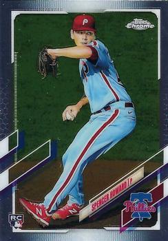 #114 Spencer Howard - Philadelphia Phillies - 2021 Topps Chrome Baseball