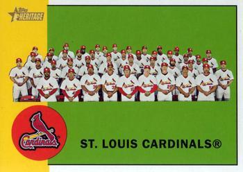 #114 St. Louis Cardinals - St. Louis Cardinals - 2012 Topps Heritage Baseball
