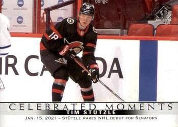 #114 Tim Stutzle - Ottawa Senators - 2020-21 SP Authentic Hockey
