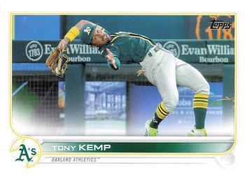 #114 Tony Kemp - Oakland Athletics - 2022 Topps Baseball