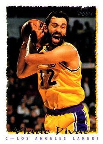 #114 Vlade Divac - Los Angeles Lakers - 1994-95 Topps Basketball