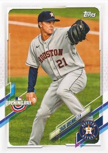 #114 Zack Greinke - Houston Astros - 2021 Topps Opening Day Baseball