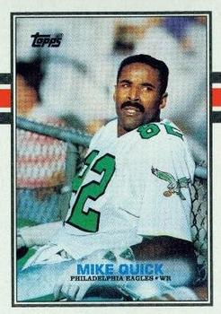 #114 Mike Quick - Philadelphia Eagles - 1989 Topps Football