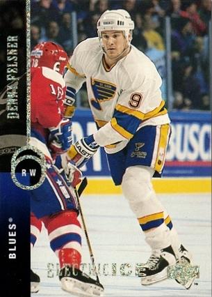 #114 Denny Felsner - St. Louis Blues - 1994-95 Upper Deck Hockey - Electric Ice