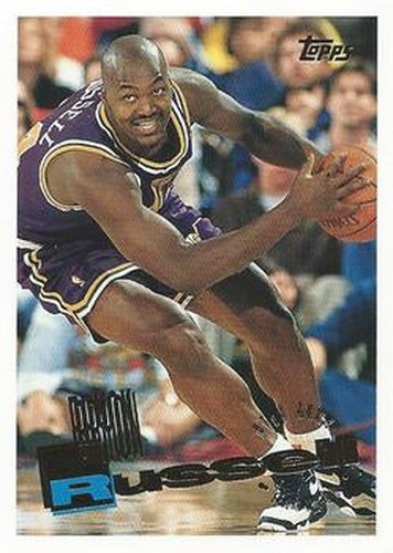 #114 Bryon Russell - Utah Jazz - 1995-96 Topps Basketball