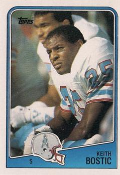 #114 Keith Bostic - Houston Oilers - 1988 Topps Football