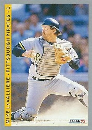 #114 Mike LaValliere - Pittsburgh Pirates - 1993 Fleer Baseball