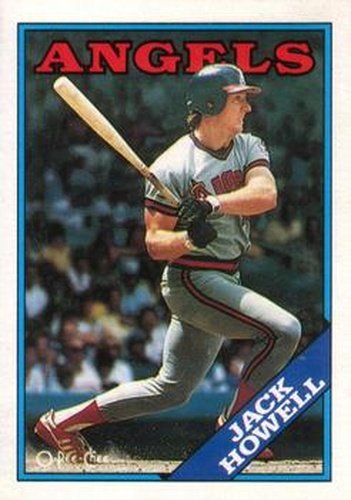 #114 Jack Howell - California Angels - 1988 O-Pee-Chee Baseball