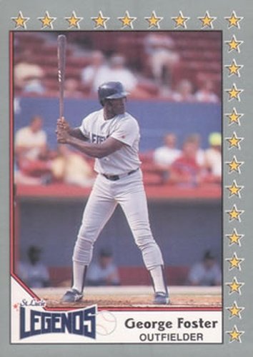 #114 George Foster - St. Lucie Legends - 1990 Pacific Senior League Baseball
