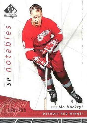 #114 Gordie Howe - Detroit Red Wings - 2006-07 SP Authentic Hockey