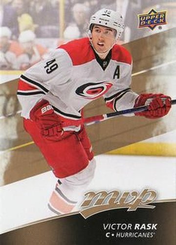 #114 Victor Rask - Carolina Hurricanes - 2017-18 Upper Deck MVP Hockey
