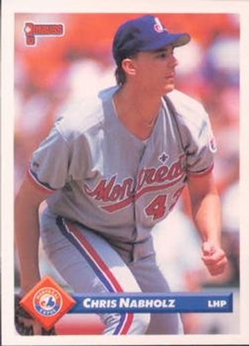 #114 Chris Nabholz - Montreal Expos - 1993 Donruss Baseball