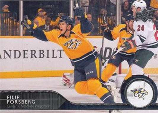 #114 Filip Forsberg - Nashville Predators - 2014-15 Upper Deck Hockey