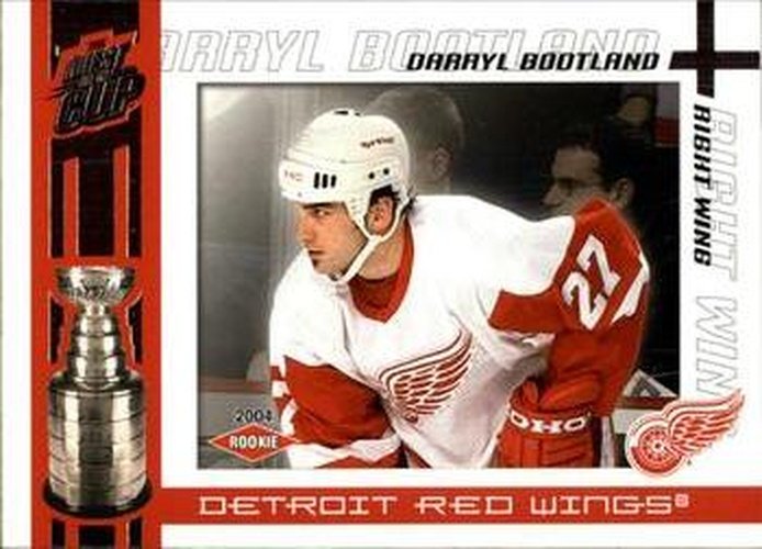 #114 Darryl Bootland - Detroit Red Wings - 2003-04 Pacific Quest for the Cup Hockey
