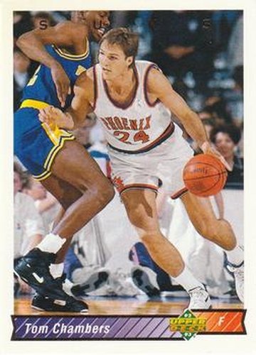 #114 Tom Chambers - Phoenix Suns - 1992-93 Upper Deck Basketball