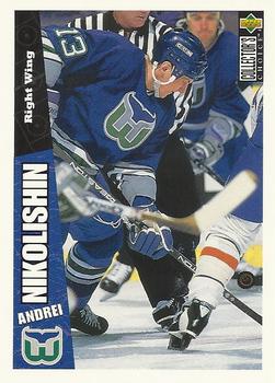 #114 Andrei Nikolishin - Hartford Whalers - 1996-97 Collector's Choice Hockey
