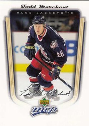 #114 Todd Marchant - Columbus Blue Jackets - 2005-06 Upper Deck MVP Hockey