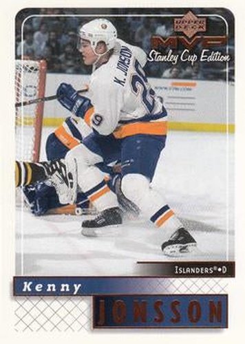 #114 Kenny Jonsson - New York Islanders - 1999-00 Upper Deck MVP Stanley Cup Edition Hockey