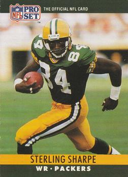 #114 Sterling Sharpe - Green Bay Packers - 1990 Pro Set Football