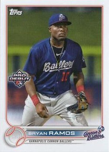 #PD-114 Bryan Ramos - Kannapolis Cannon Ballers - 2022 Topps Pro Debut Baseball