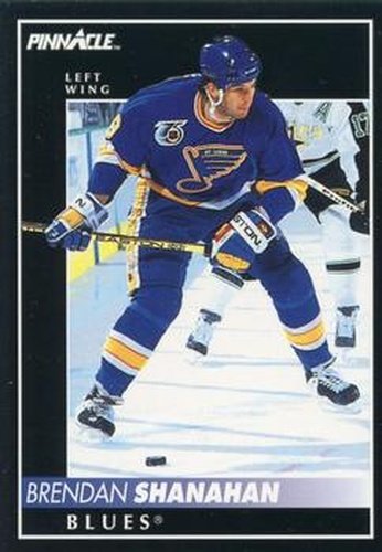 #114 Brendan Shanahan - St. Louis Blues - 1992-93 Pinnacle Canadian Hockey