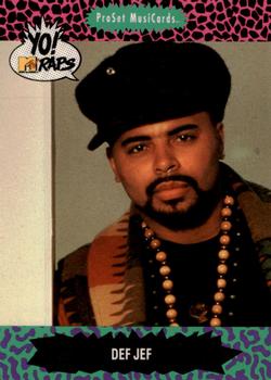#114 Def Jef - 1991 Pro Set Yo! MTV Raps