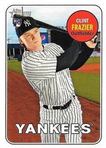 #114c Clint Frazier - New York Yankees - 2018 Topps Heritage Baseball