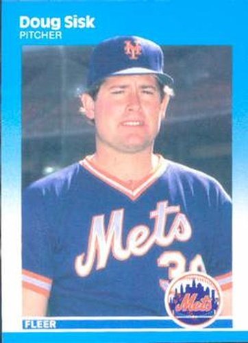 #22 Doug Sisk - New York Mets - 1987 Fleer Baseball