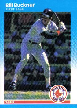 #31 Bill Buckner - Boston Red Sox - 1987 Fleer Baseball