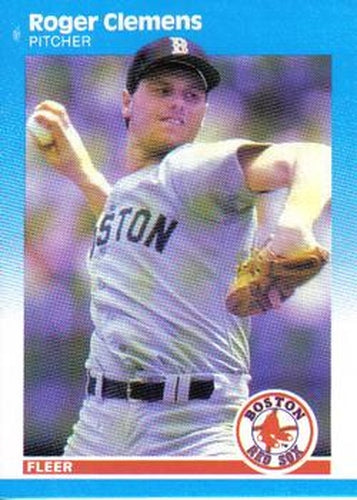 #32 Roger Clemens - Boston Red Sox - 1987 Fleer Baseball