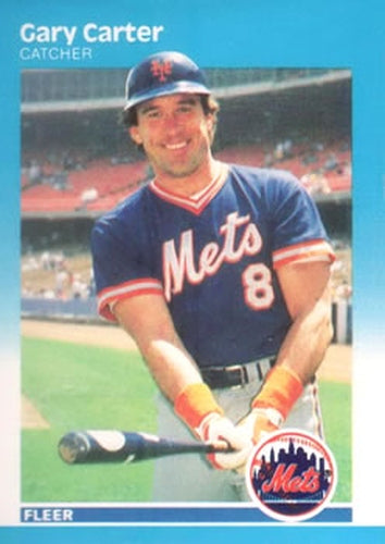 #4 Gary Carter - New York Mets - 1987 Fleer Baseball