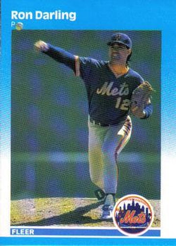 #5 Ron Darling - New York Mets - 1987 Fleer Baseball