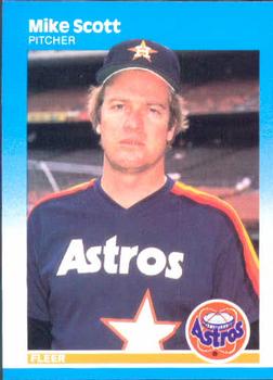 #68 Mike Scott - Houston Astros - 1987 Fleer Baseball