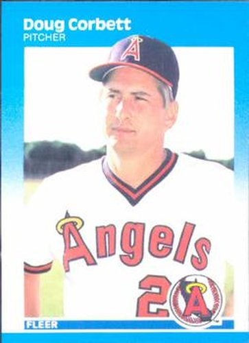 #76 Doug Corbett - California Angels - 1987 Fleer Baseball