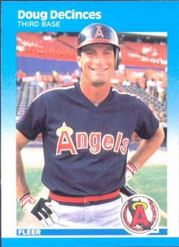 #77 Doug DeCinces - California Angels - 1987 Fleer Baseball