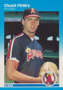 #79 Chuck Finley - California Angels - 1987 Fleer Baseball