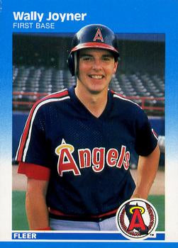 #86 Wally Joyner - California Angels - 1987 Fleer Baseball