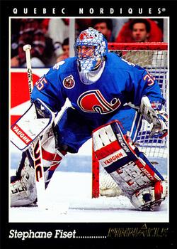 #115 Stephane Fiset - Quebec Nordiques - 1993-94 Pinnacle Hockey