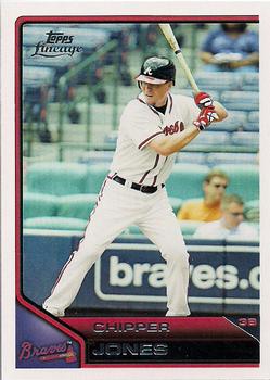 #115 Chipper Jones - Atlanta Braves - 2011 Topps Lineage Baseball