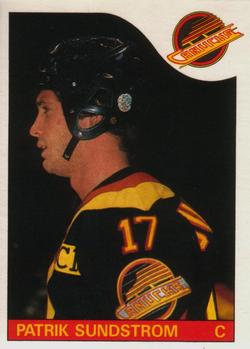 #115 Patrik Sundstrom - Vancouver Canucks - 1985-86 O-Pee-Chee Hockey