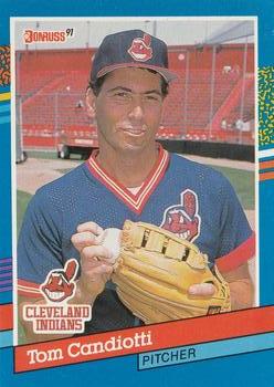 #115 Tom Candiotti - Cleveland Indians - 1991 Donruss Baseball