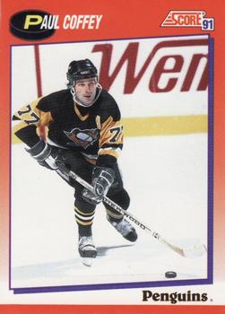 #115 Paul Coffey - Pittsburgh Penguins - 1991-92 Score Canadian Bilingual Hockey
