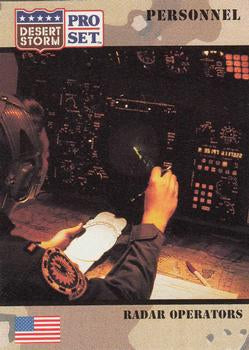 #115 Radar Operators - 1991 Pro Set Desert Storm
