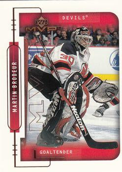 #115 Martin Brodeur - New Jersey Devils - 1999-00 Upper Deck MVP Hockey