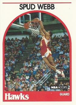 #115 Spud Webb - Atlanta Hawks - 1989-90 Hoops Basketball