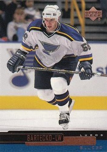 #115 Lubos Bartecko - St. Louis Blues - 1999-00 Upper Deck Hockey