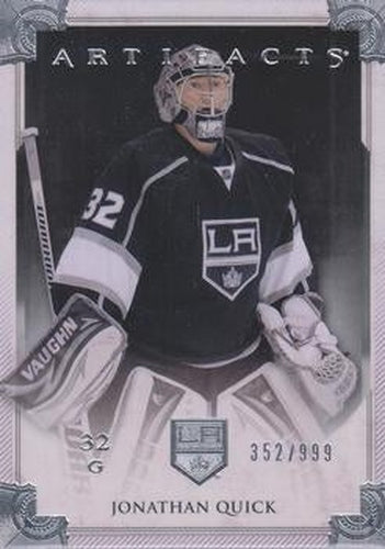 #115 Jonathan Quick - Los Angeles Kings - 2013-14 Upper Deck Artifacts Hockey
