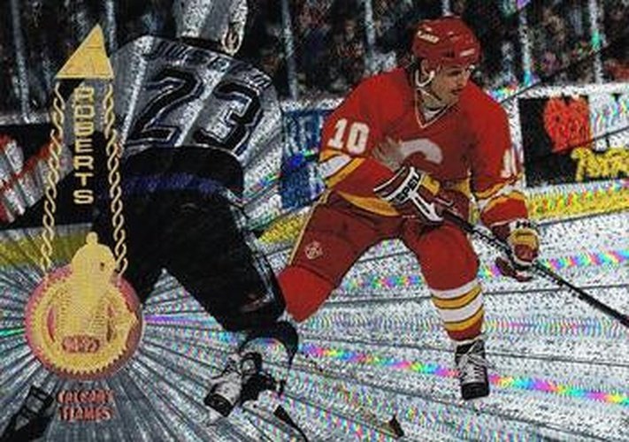 #115 Gary Roberts - Calgary Flames - 1994-95 Pinnacle Hockey - Rink Collection